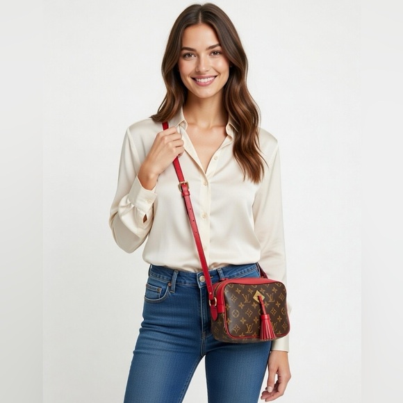 Louis Vuitton Cherry Monogram Canvas Saintonge Crossbody Bag - Picture 3 of 13